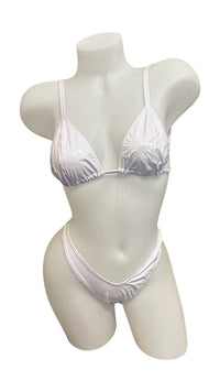 Vinyl Bikini - White - Model Express VancouverLingerie