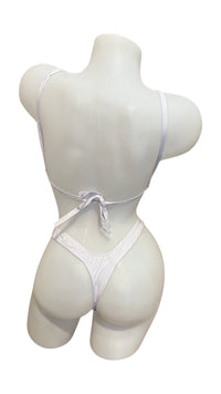 Vinyl Bikini - White - Model Express VancouverLingerie