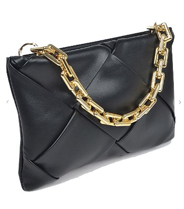 Wide Braid Money Bag Black - Model Express VancouverAccessories