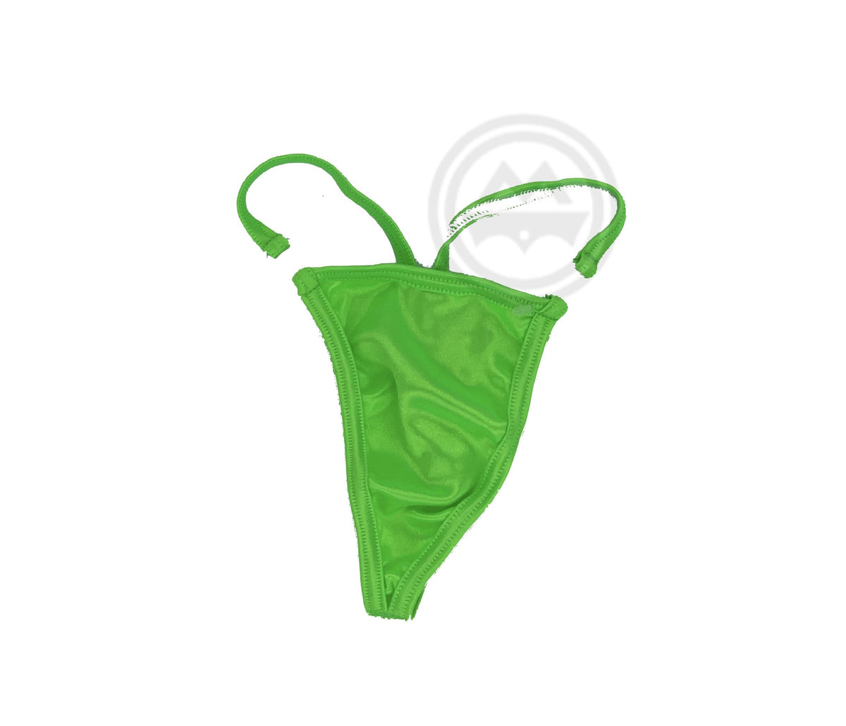 Y-Back G-String with Clips - Green