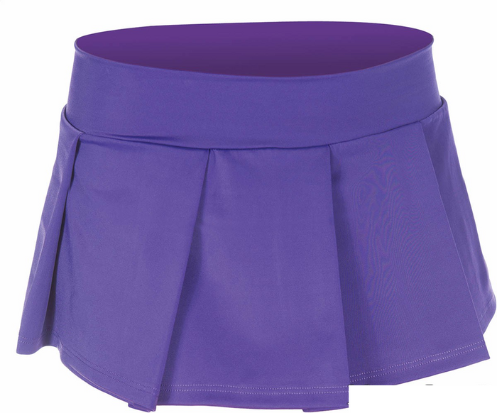 Pleated Skirt - Purple - Model Express Vancouver