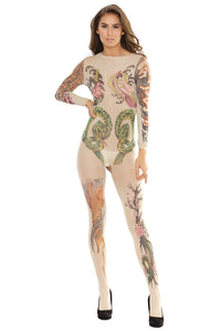 Tattoo Bodystocking - Model Express Vancouver