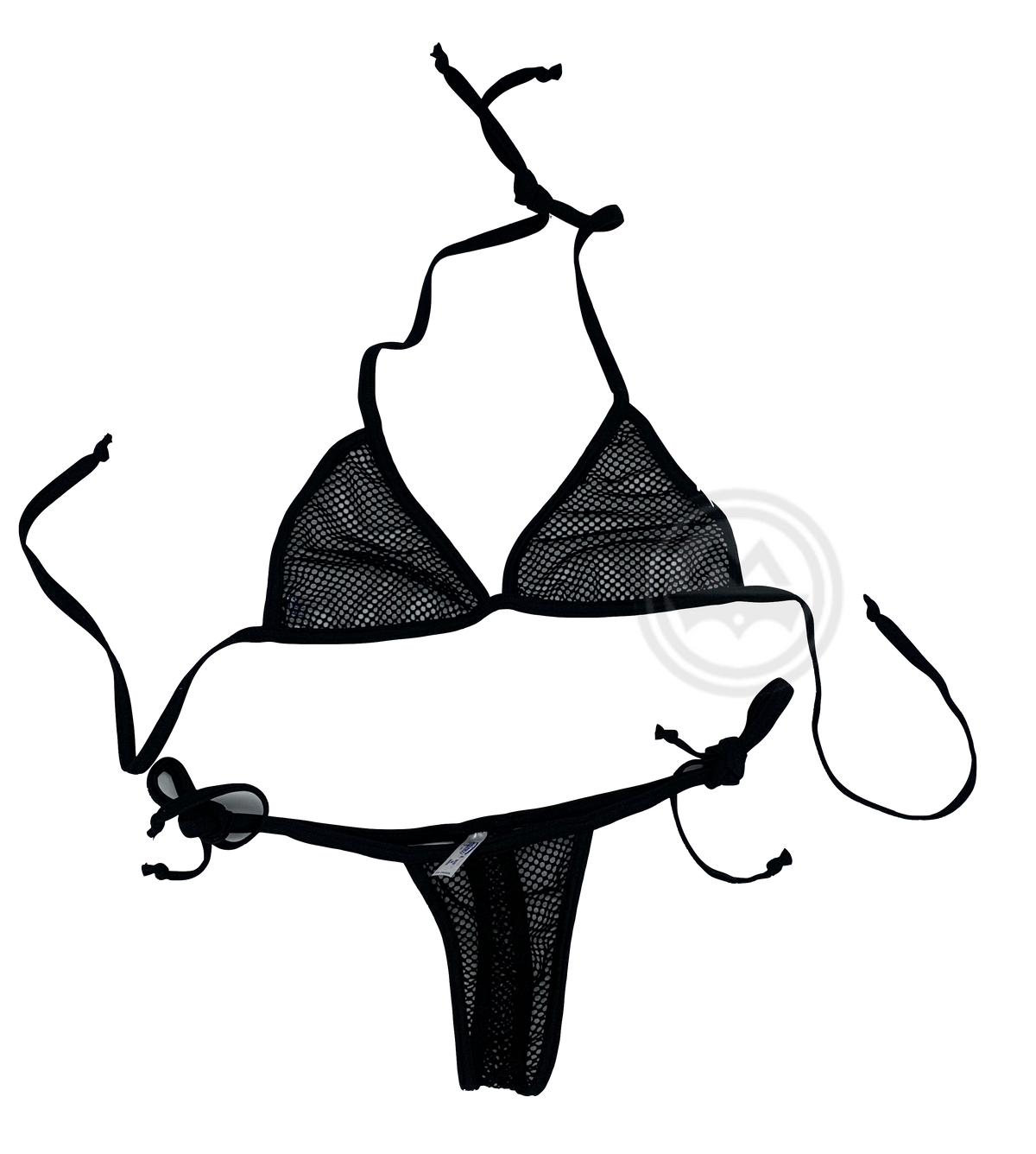 Fishnet Bikini Set - Black - Model Express Vancouver
