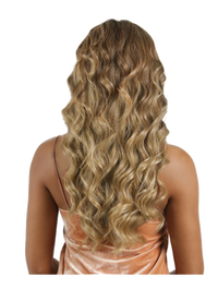 Long Medium Curl Wig with Lace Front - Auburn - Model Express Vancouver