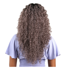 Long Tight Curl Wig with Lace Front - Black - Model Express Vancouver