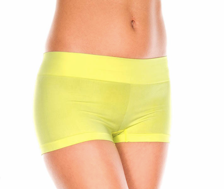 Booty Shorts Neon Yellow - Model Express Vancouver
