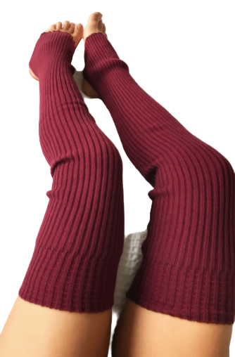 Leg Warmers - Wine - Model Express Vancouver