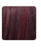 Shoulder Length Tight Curl Lace Front Wig - Burgundy - Model Express Vancouver