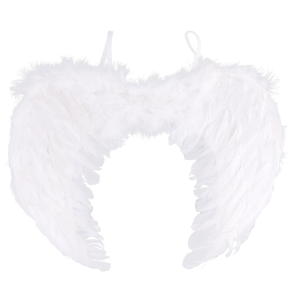 Feather Angel Wings - White