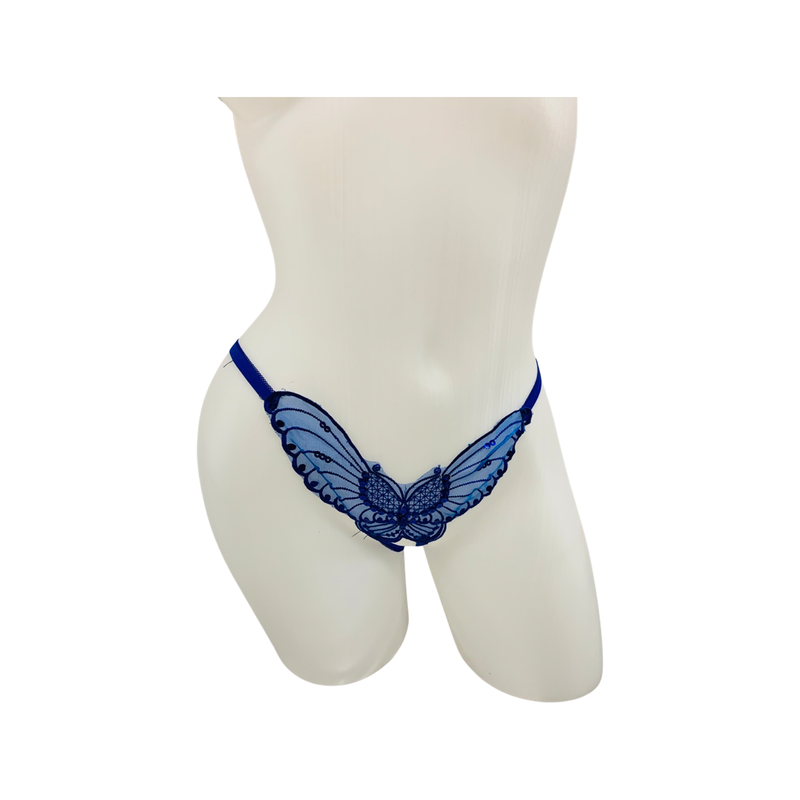 Butterfly Panties - Blue - Model Express Vancouver