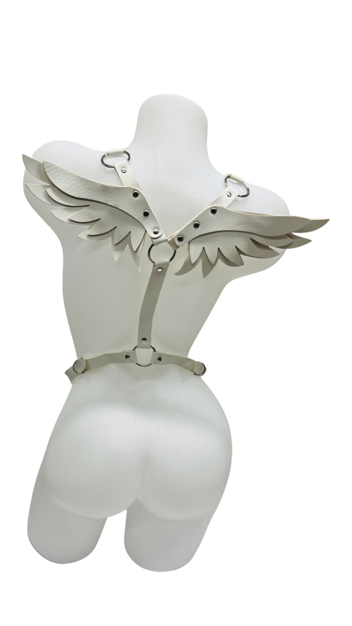 Harness - Angel Wings White