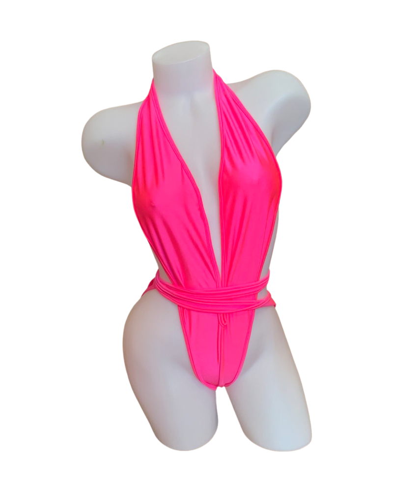Toga Wrap Neon Pink - Model Express Vancouver