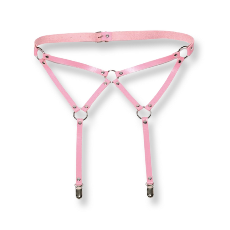 Harness - Garter Belt Baby Pink