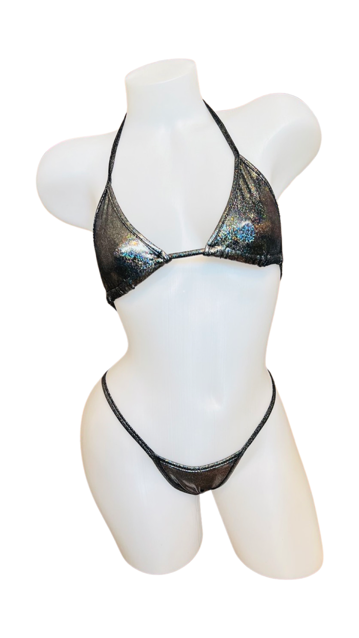 Holographic Triangle Top and Thong Black