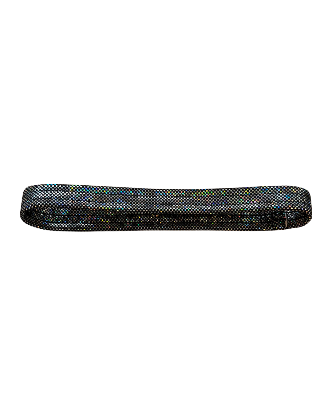 Holographic Flat Garter Black - Model Express Vancouver