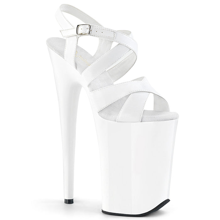 Pleaser Infinity 997 White - Model Express Vancouver