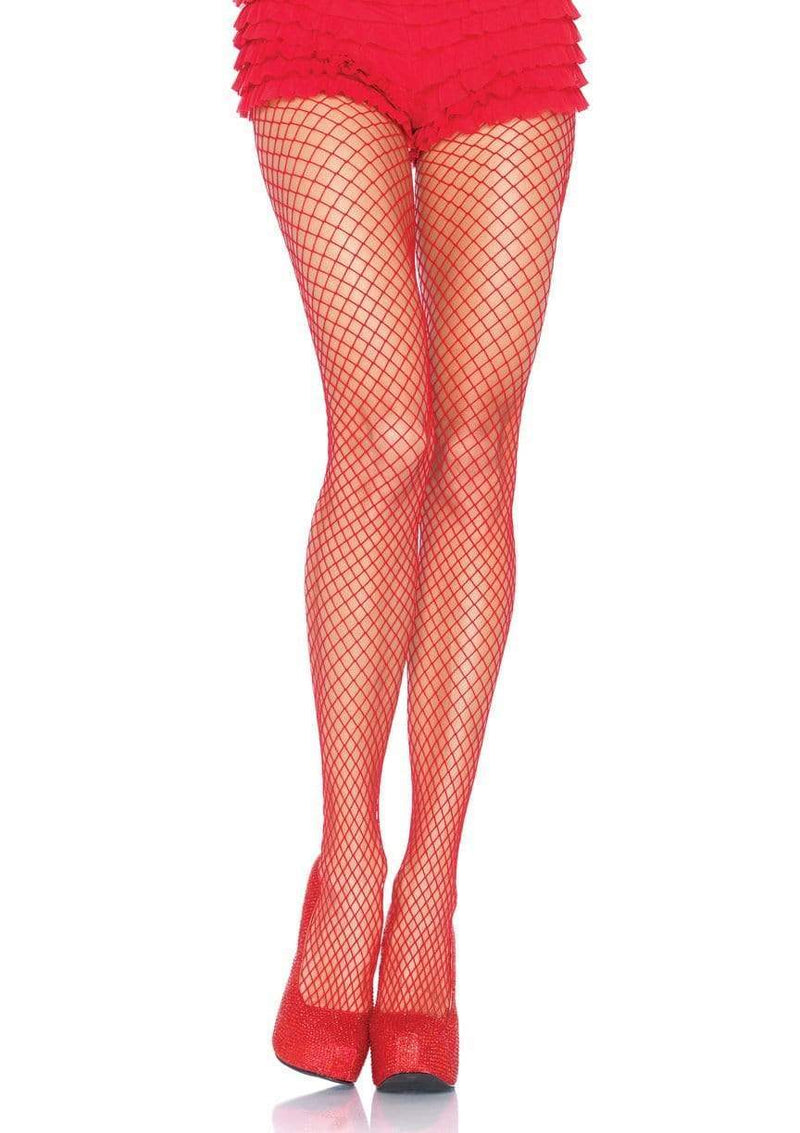 Spandex Industrial Net Tights Red - Model Express Vancouver