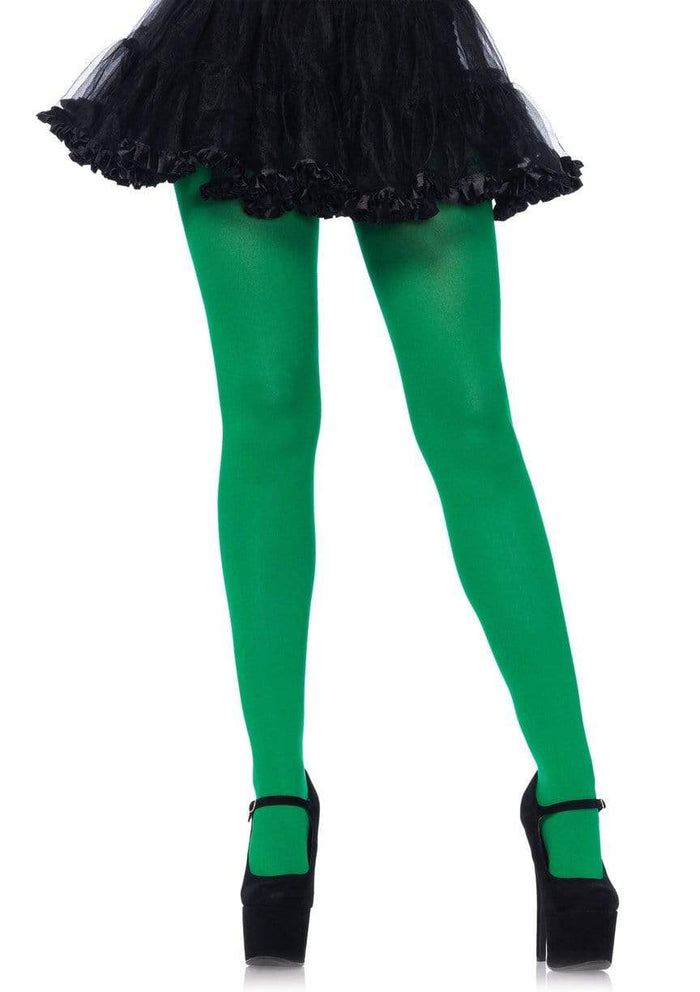 Nylon Tights Green