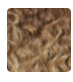 Long Tight Curl Wig with Lace Front - Rich Blonde - Model Express Vancouver
