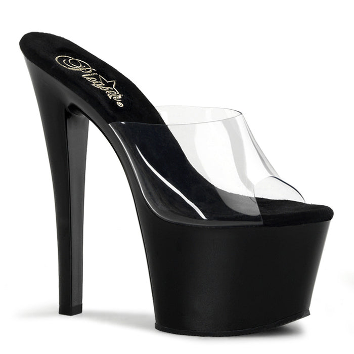 Pleaser Sky 301 Clear/Black - Model Express Vancouver