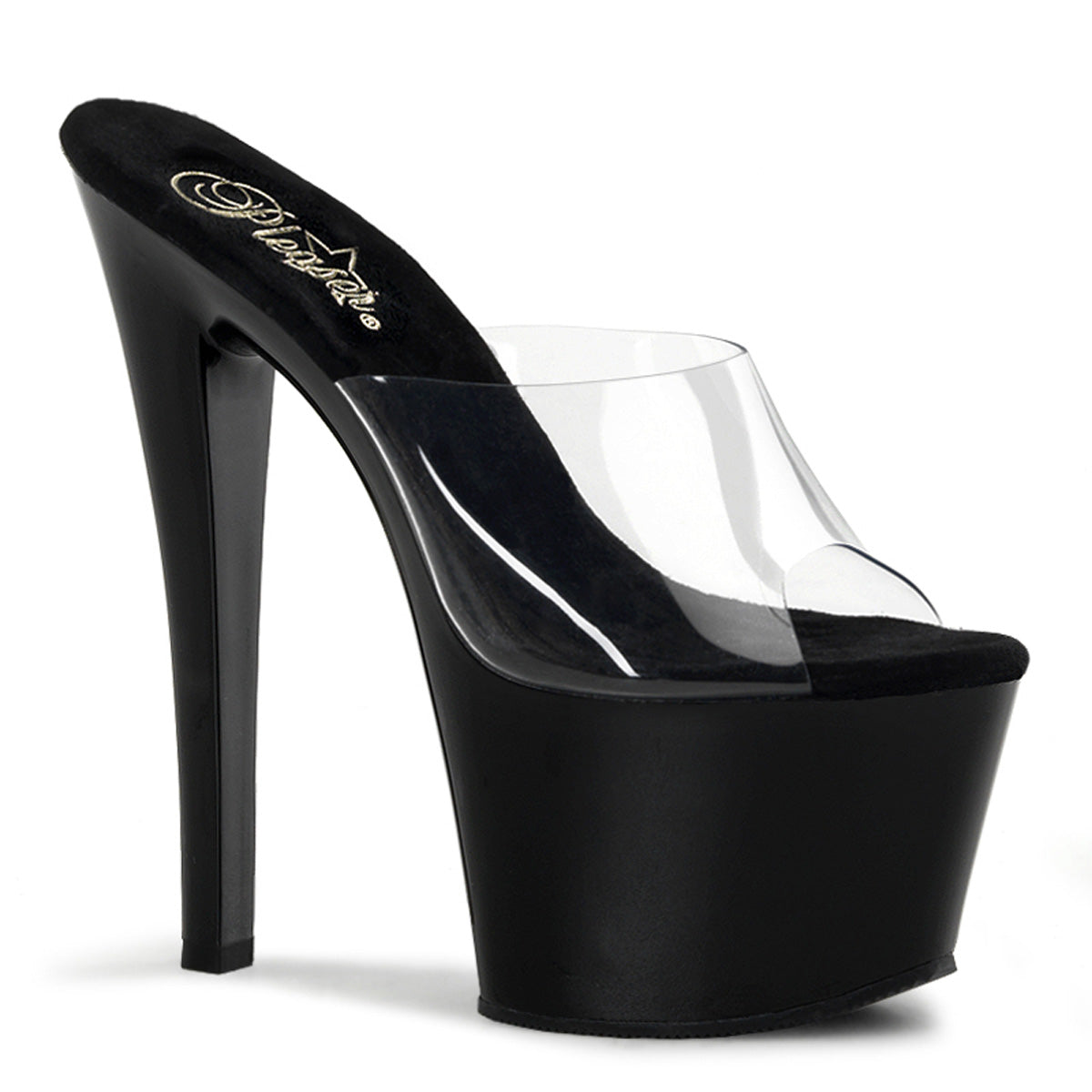 Pleaser Sky 301 Clear/Black - INSTORE - Model Express Vancouver