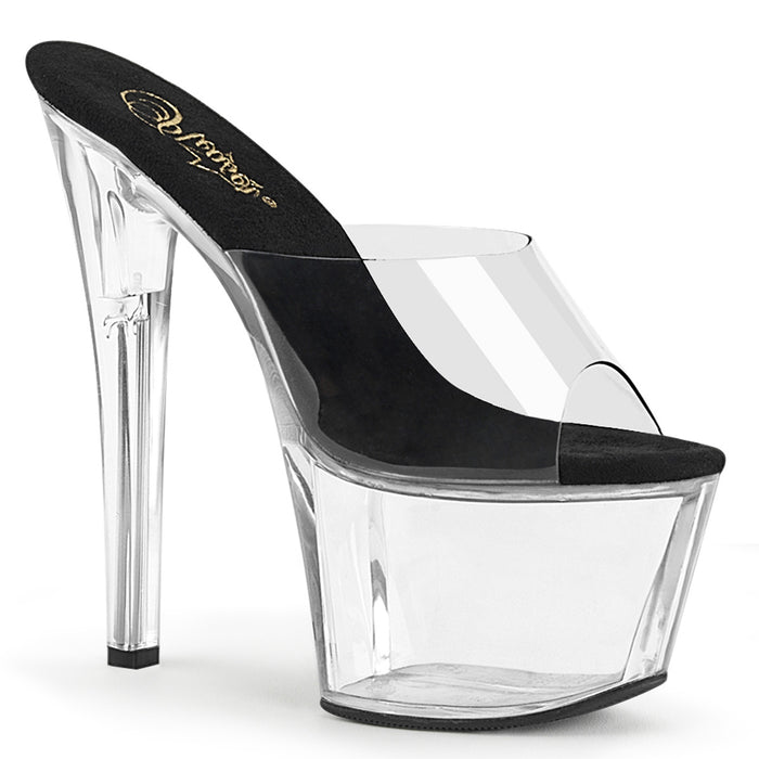 Pleaser Sky 301 Black/Clear - Model Express Vancouver