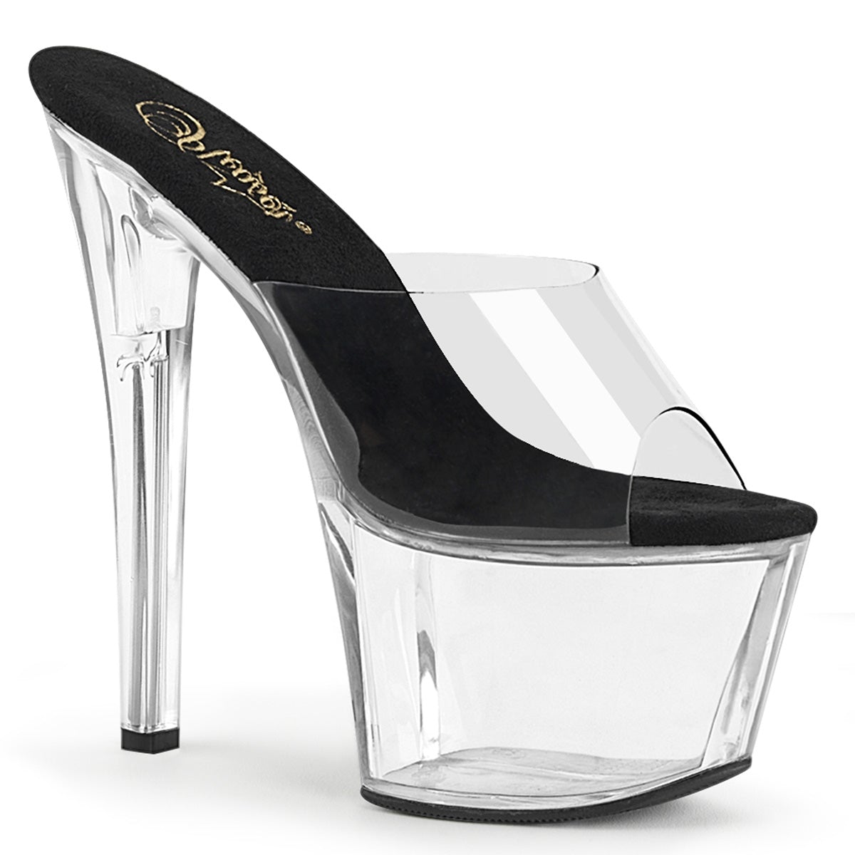Pleaser Sky 301 Black/Clear - INSTORE - Model Express Vancouver
