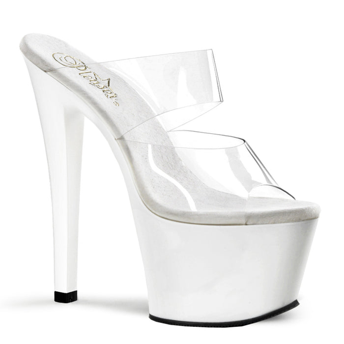 Pleaser Sky 302 White - Model Express Vancouver